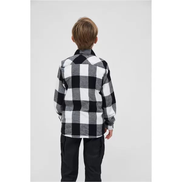  Hemd BRANDIT BD6016 WEIß/SCHWARZ 