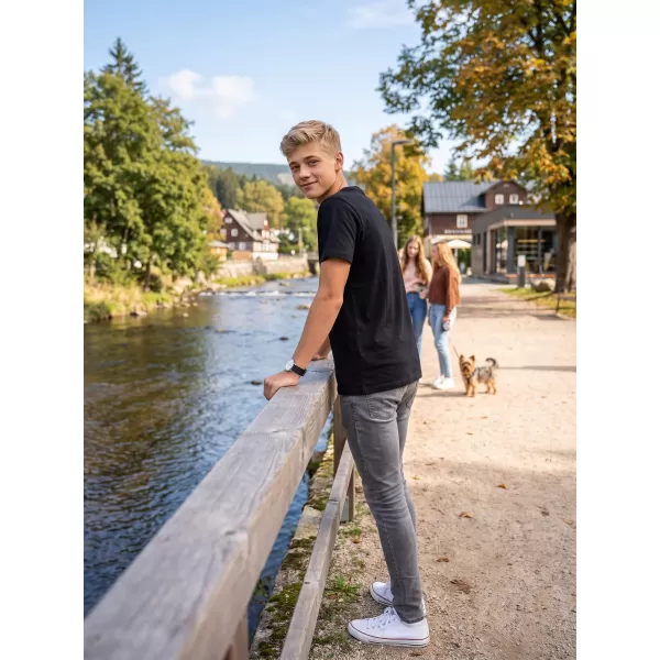  T -Shirt BRANDIT T BD6017 SCHWARZ 