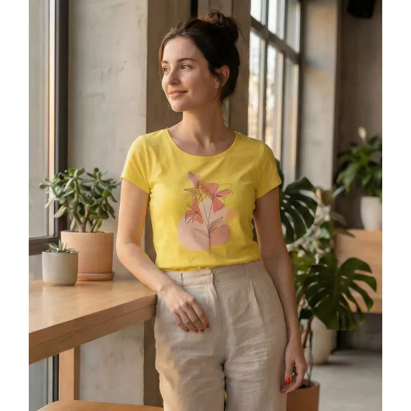  T -Shirt ALTISPORT ALW187122 ZITRONE 