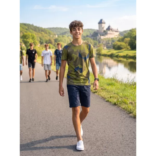  T -Shirt BRANDIT T BD6017 SCHWEDISCHE CAMO 