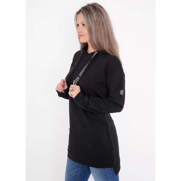  Damen-Sweatshirt ALTISPORT DAVINIA SCHWARZ 