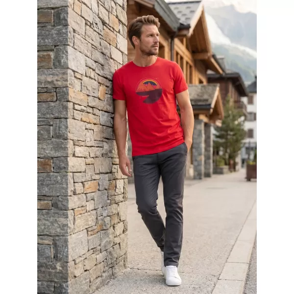  Herren-T-Shirt ALTISPORT ALM186129 ROT 