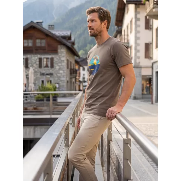  Herren-T-Shirt ALTISPORT ALM186129 DUNKLER SCHIEFER 