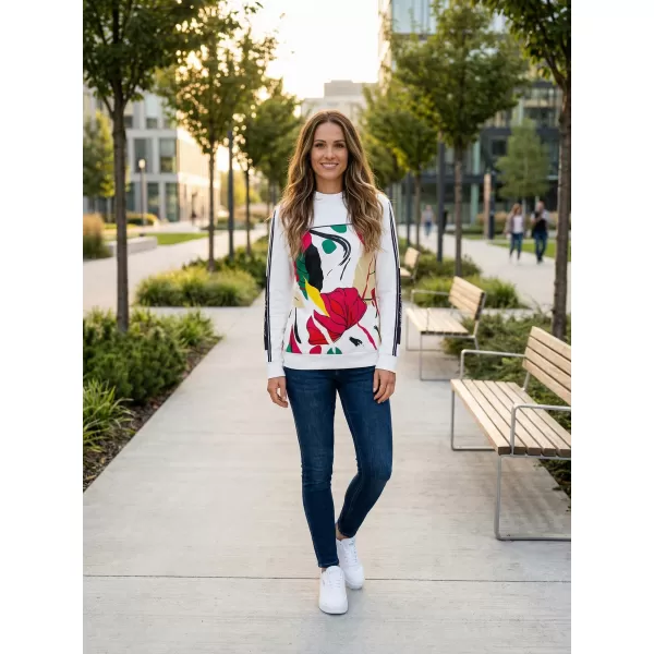  Funktionaler Sweatshirt -Prämie von Frauen ALTISPORT VOJ/ALW042MI01 WEIß 