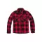Hemd BRANDIT BD6016 ROT/SCHWARZ