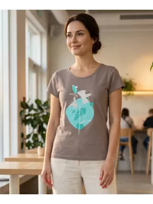 T -Shirt ALTISPORT ALW187122 STAHL