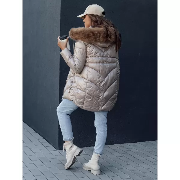  Damenjacke DSTREET WINTERCHIC KARAMELL 