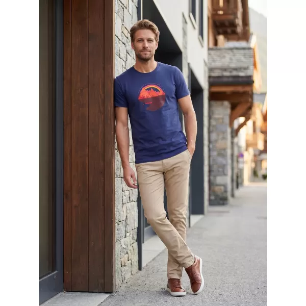  Herren-T-Shirt ALTISPORT ALM186129 MITTERNACHTSBLAU 