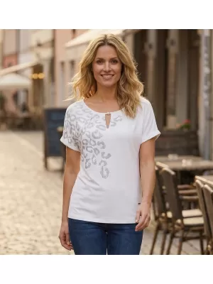 Damen-T-Shirt ALTISPORT DAFFY WEIß
