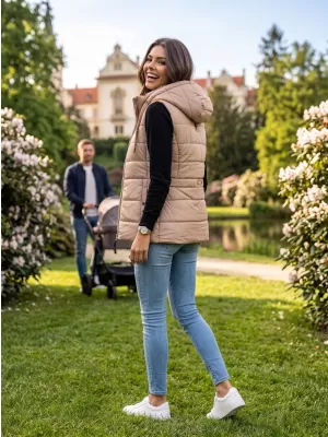 Damenweste ALTISPORT DAILA BEIGE