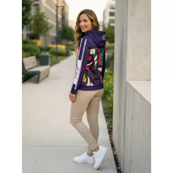  Funktionaler Sweatshirt -Prämie von Frauen ALTISPORT VOJ/ALW042MI01 MEERESBLAU 
