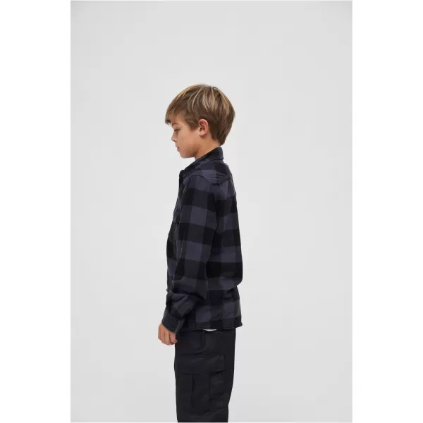  Hemd BRANDIT BD6016 SCHWARZ/GRAU 