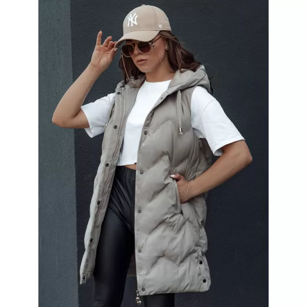  Damenweste DSTREET TAMIRA BEIGE Dstreet1 