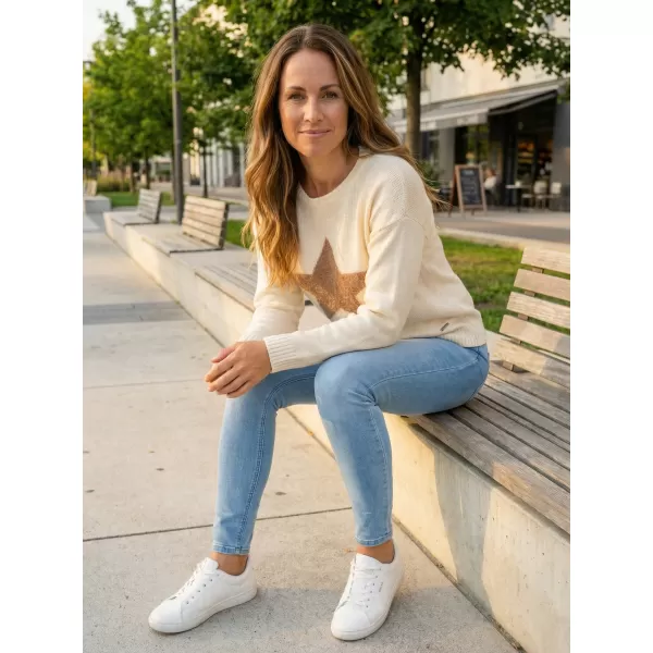  Damenpullover KIXMI THEMIS HELL BEIGE 