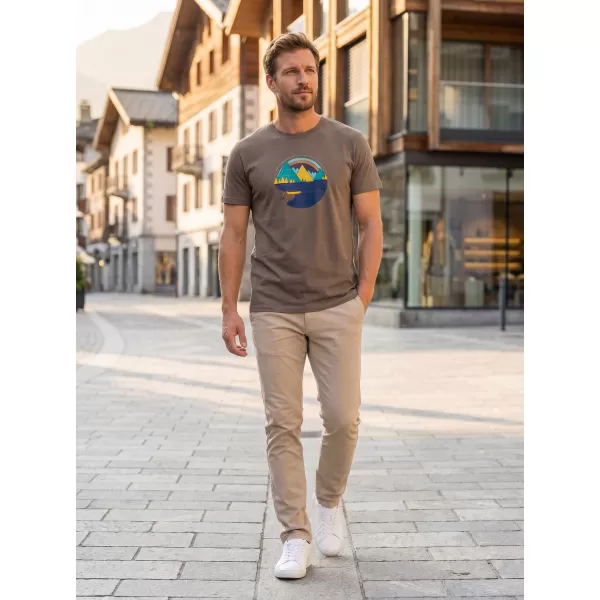  Herren-T-Shirt ALTISPORT ALM186129 DUNKLER SCHIEFER 