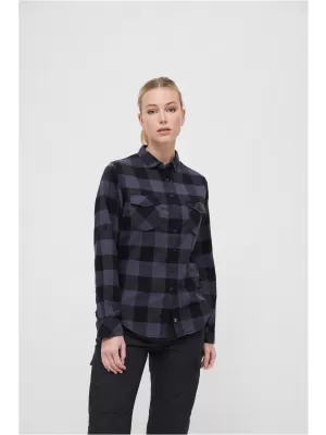 Hemd BRANDIT BD9336 SCHWARZ/GRAU
