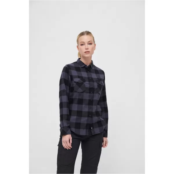  Hemd BRANDIT BD9336 SCHWARZ/GRAU 