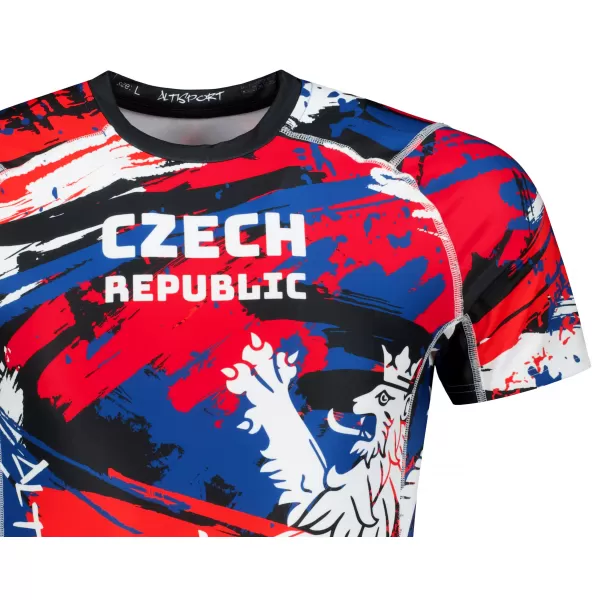  Herren Funktions-Kompressionsshirt mit kurzen Ärmeln Premium ALTISPORT VOJ/ALM036TR04 TSCHECHISCH 