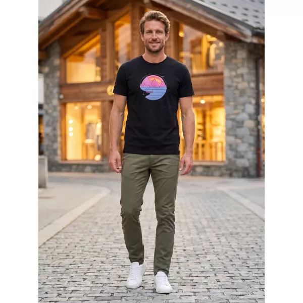  Herren-T-Shirt ALTISPORT ALM186129 SCHWARZ 