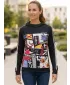 Hochwertiges Funktions-Sweatshirt für Damen ALTISPORT VOJ/ALW041MI01 SCHWARZ