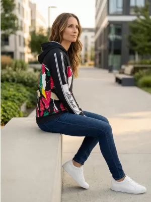 Funktionaler Sweatshirt -Prämie von Frauen ALTISPORT VOJ/ALW042MI01 SCHWARZ