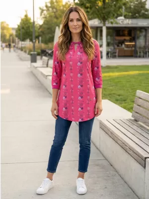 Damen-T-Shirt KIXMI TRISHA ROSA