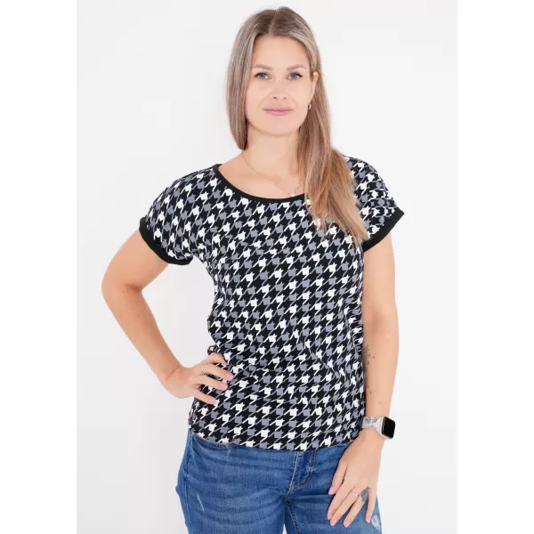  Damen-T-Shirt ALTISPORT DORIA SCHWARZ 