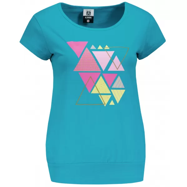  T -Shirt ALTISPORT ALW185120 DUNKLE TÜRKIS 