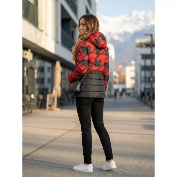  Damenjacke ALTISPORT DARCIA SCHWARZ ROT 