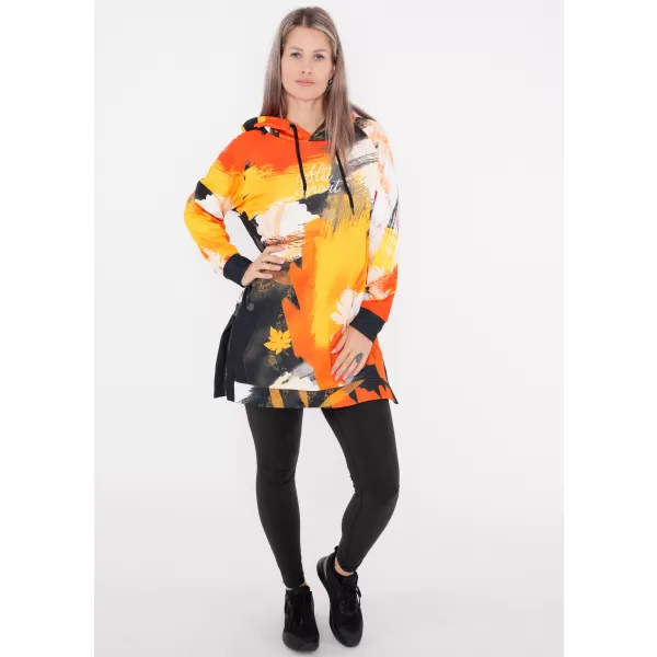  Funktionelles erweitertes Damen-Sweatshirt Premium ALTISPORT VOJ/ALW019MI03 ORANGE 