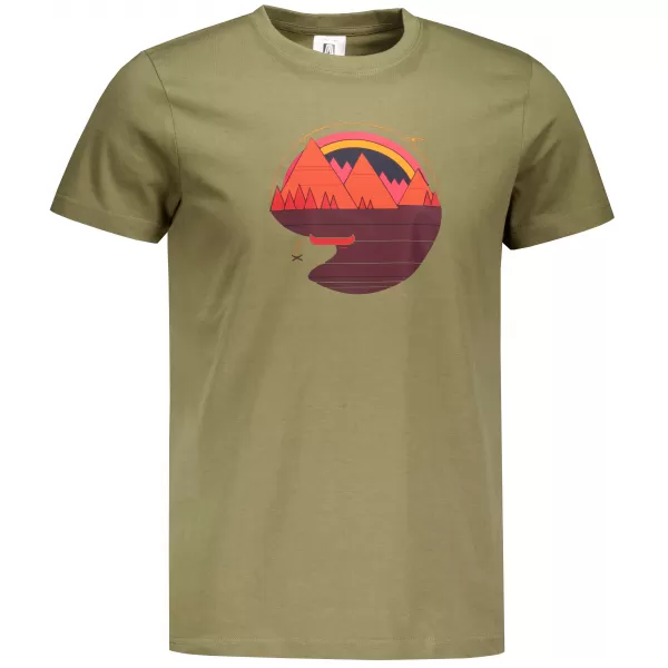  Herren-T-Shirt ALTISPORT ALM186129 KHAKI 