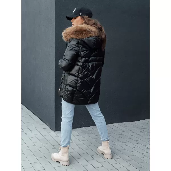  Damenjacke DSTREET WINTERCHIC SCHWARZ 