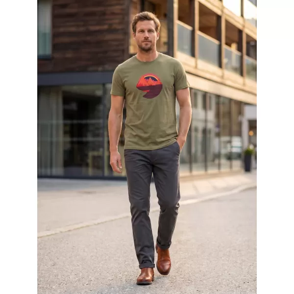  Herren-T-Shirt ALTISPORT ALM186129 KHAKI 