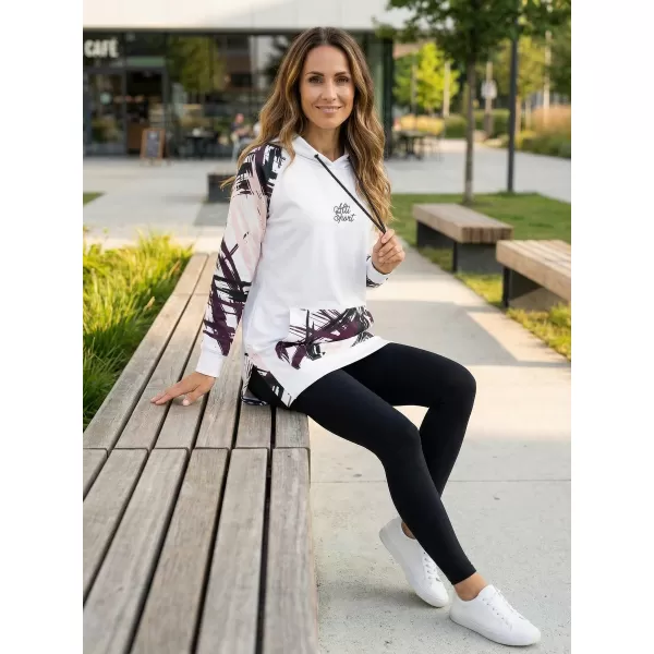  Funktionelles erweitertes Damen-Sweatshirt Premium ALTISPORT VOJ/ALW039MI03 WEIß 