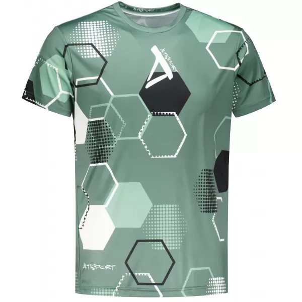  Funktionelles Premium-T-Shirt für Herren ALTISPORT VOJ/ALM037TR01 KHAKI/MILITÄR 