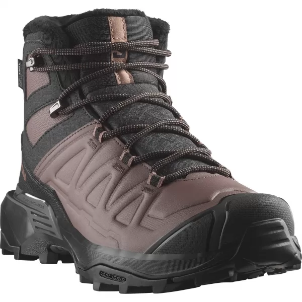  Damenschuhe SALOMON X ULTRA SNOWPILOT WP W L47585800 SCHWARZ/PFEFFERKORN/COGNAC 