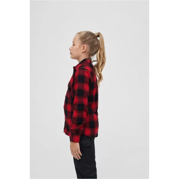  Hemd BRANDIT BD6016 ROT/SCHWARZ 