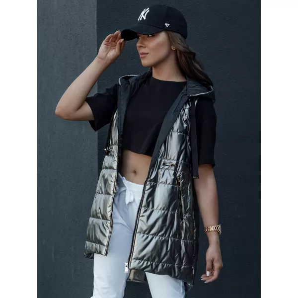  Weste DSTREET PIXIECODE TY4437 DUNKELGRAU 