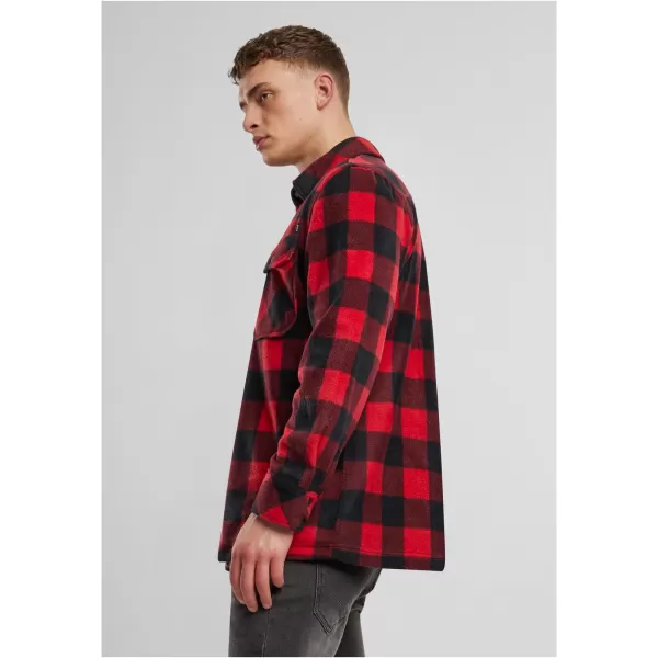 Hemd BRANDIT BD9720 ROT/SCHWARZ 