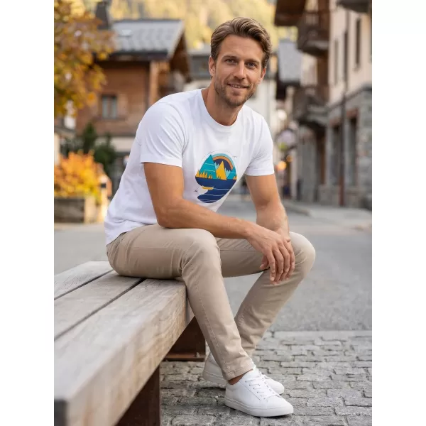  Herren-T-Shirt ALTISPORT ALM186129 WEIß 
