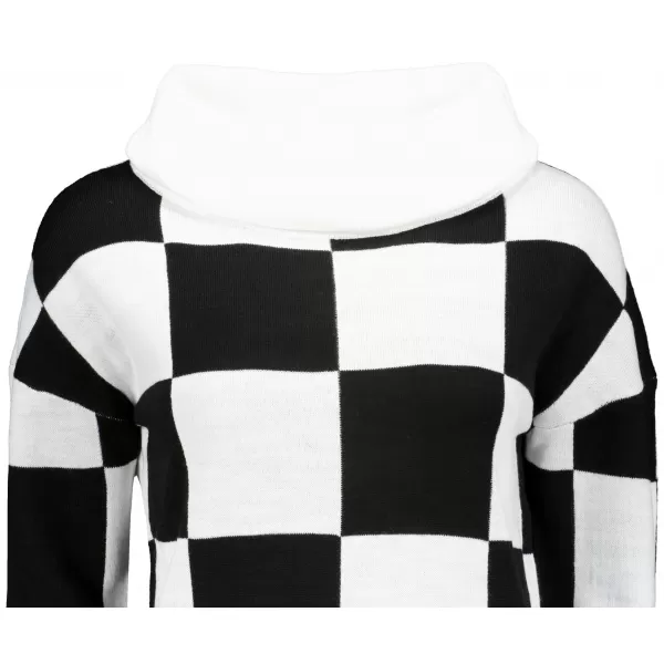  Damenpullover ALTISPORT DELLA SCHWARZ-WEISS 