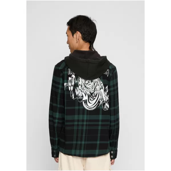  Herren -Sweatshirt BRANDIT IRON MAIDEN BD61048 SCHWARZ/GRÜN 