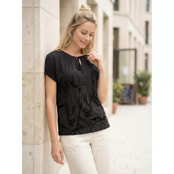  Damen-T-Shirt ALTISPORT DEBBI SCHWARZ 