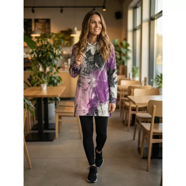  Funktionelles erweitertes Damen-Sweatshirt Premium ALTISPORT VOJ/ALW016MI03 LILA 