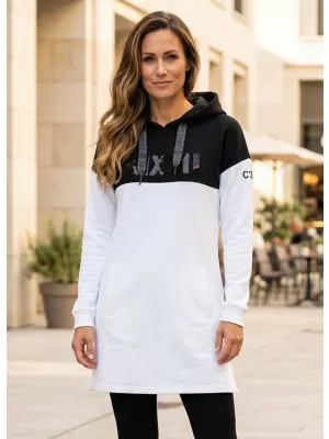 Damen-Sweatshirt KIXMI TIARA WEIß