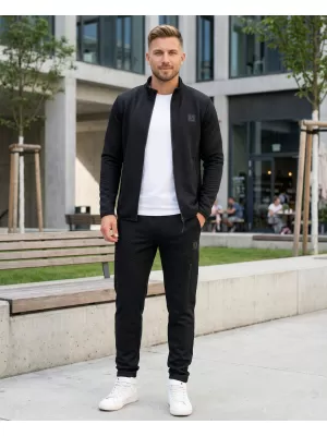 Herren -Sweatshirt ALTISPORT DAN SCHWARZ