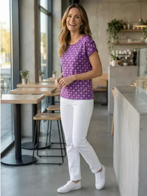 Damen-T-Shirt ALTISPORT DORIA LILA