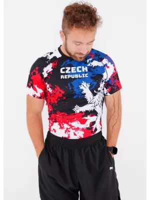 Herren Funktions-Kompressionsshirt mit kurzen Ärmeln Premium ALTISPORT VOJ/ALM036TR04 FLECKEN