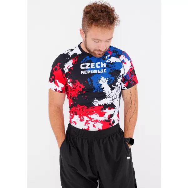  Herren Funktions-Kompressionsshirt mit kurzen Ärmeln Premium ALTISPORT VOJ/ALM036TR04 FLECKEN 