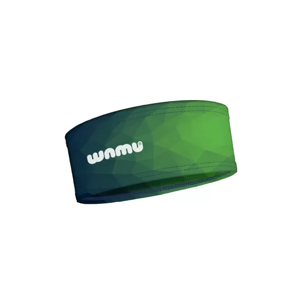  Sport-Stirnband für Kinder WAMU MOZAIKA GRÜN 